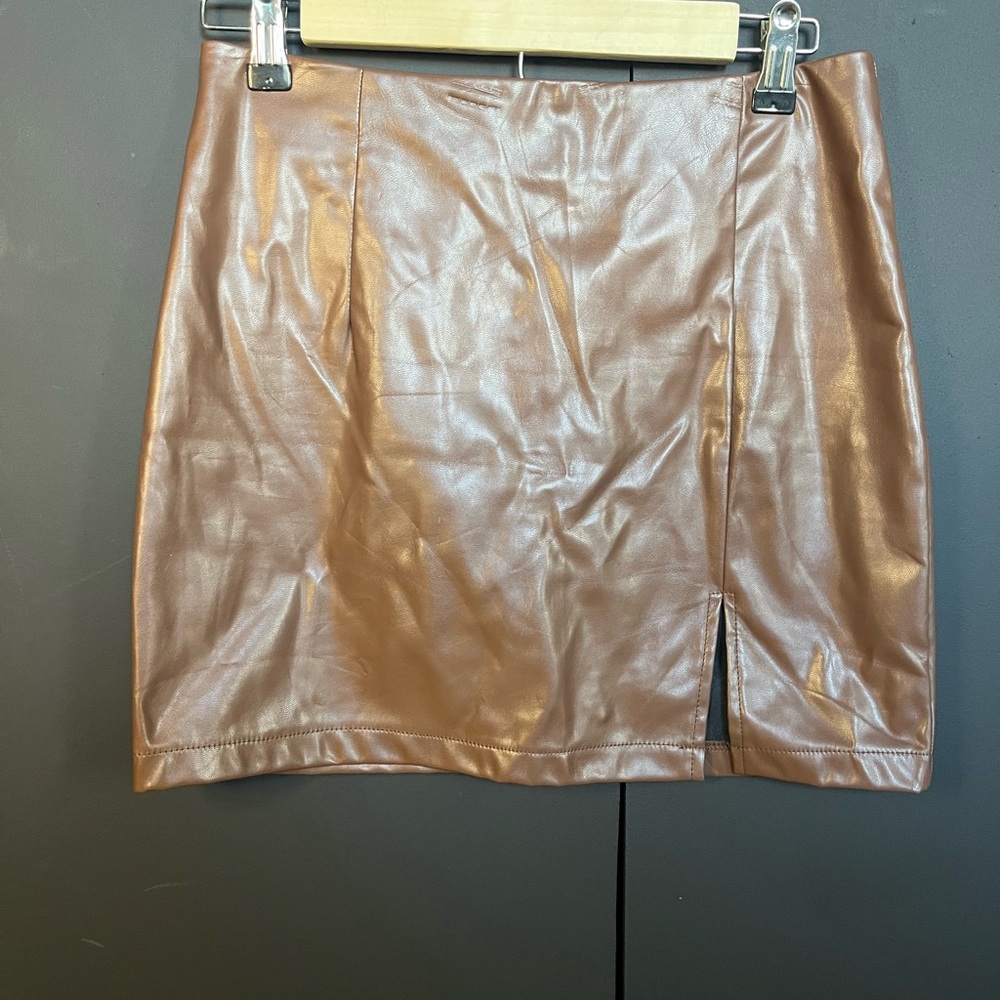 Leather skirt